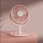 4 Speeds USB Desk Fan, Small but Mi