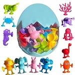 Suction Bath Toys for Kids, 12 PCS,
