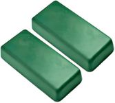 BeaverCraft Leather Strop Compound Green Polishing Compound Kit Honing Compound PP02 - Fine Green Stropping Compound 2 Bars 4 Oz - Buffing Compound for Metal Polishing Compound for Buffing Wheel