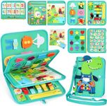 Gontence Busy Board for Toddlers - Montessori Toys for 1 Year Old - Toys for 2 3 4 Year Old Boys Girls - Sensory Toys Preschool Learning Educational Toys - Toddler Travel Toys - Girl Boy Gifts