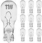 Landscape Low Voltage - 12 Volt 11W - T5 Wedge Bulbs - Compatible with Malibu Lights - Garden - Deck Light Bulbs - Yard Bulbs - 10 Pack (Clear, 10)