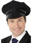 Smiffys Chauffeur Hat, Black , Icons & Idols Fancy Dress, Adult Dress Up Hats