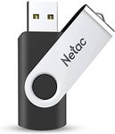 Netac 64GB USB Stick USB 3.0 Flash Drive, Up to 90MB/s, Thumb Drive for Data Storage, Pen Drive with Swivel Design, Memory Stick for External Storage Data/Computer/PC/Laptop/Sound