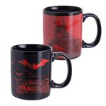 Paladone The Batman Heat Change Mug, 300 ml, DC Comics Ceramic Coffee Mug, Multicolored (PP9772TBM)