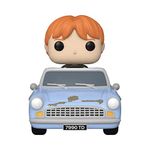 Funko Pop! Ride Super Deluxe: Harry Potter: Chamber of Secrets 20th Anniversary - Ron Weasley in Flying Car, Multicolor (65654)