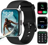 Smart Watches for Women Men (Answer/Make Calls) Compatible iOS Android Phones, 1.8" HD Screen Fitness Tracker Smartwatches Heart Rate SpO2/Sleep/Stress Monitor 120+ Sports Tracker Watch Waterproof