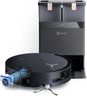 ECOVACS DEEBOT X8 PRO Omni Saugroboter mit Wischfunktion, OZMO Roller mit kontinuierliches Wischen & Selbstreinigung, 18.000 Pa, 12-in-1 Station, 40–75 °C Heißwasser-Moppreinigung, YIKO-GPT