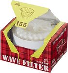 Karita KWF-155#22211 Coffee Filters, Wave Series, White, For 1-2 People, 50 Count