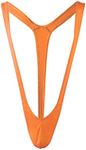 Extlps Mankini Swimsuit Men's Borat Style Y Sling Stretch Sexy Underwear Suspender Bodysuit Strap Thongs OE-M Orange