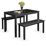 Giantex Dining Table with Bench, Wo