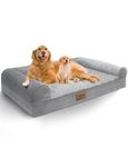 Sytopia Orthopedic Dog Bed for Large Dogs Clearance Washable, 42'' Extra Large Dog Bed with Removable Cover and Anti-Slip Bottom, Deluxe Waterproof Dog Crate Bed- XL Dog Bed