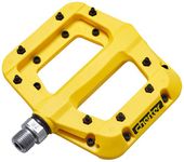 RaceFace Chester Mountain Bike Pedal, Yellow, Nylon-reinforced Plastic