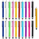 CKANDAY 21 Pack Stylus Pen Set, Universal Touch Screen Capacitive Styli Compatible with iPad, iPhone 6 6s 7 7s 8 Plus Kindle Samsung Note S5 S6 S7 Edge S8 Plus Tablet Digital – 11 Color