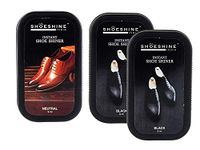 SHOESHINE Shoe Shiner Sponge (Pack of 3 Pcs) - For Smooth Leather Formal, Oxford Office Shoes - SS_2B_1N
