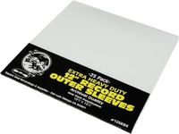 (25) 12" Record Outer Sleeves - Extra Heavy Duty 4 Mil Thick - Soft Polyethylene - 12-3/4" x 12-1/2" - Archival Quality