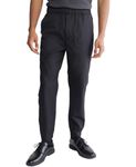 Calvin Klein Men's Tech Slim Fit Pant, Black Beauty, Small