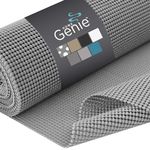 HOME GENIE Original Drawer and Shelf Liner, Non Adhesive Roll, 17.5 Inch x 20 FT, Durable and Strong, Grip Liners for Drawers, Shelves, Cabinets, Pantry, Storage, Kitchen and Desks, Soft Gray