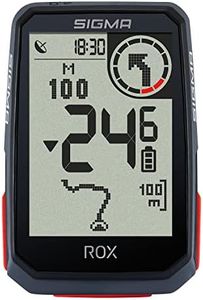 SIGMA SPORT ROX 4.0 Wireless Bike Computer with GPS and Navigation, Incl. GPS Support, Outdoor GPS Navigation with Altimeter, White