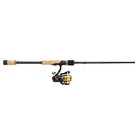 Abu Garcia Superior Spinning Combo, Fishing Rod and Reel Combo, Spinning Combos, Spin Fishing Lure Rod, Predator Fishing,Pike/Perch/Zander, Unisex, carbon, 2.33 m | 2-10g