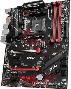 MSI Performance Gaming AMD Ryzen 2ND and 3rd Gen AM4 M.2 USB 3 SATA 6Gb/s DDR4 DVI HDMI Crossfire ATX Motherboard (B450 Gaming Plus Max)
