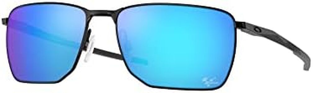 OO4142 Ejector Sunglasses, Satin Black/Prizm Sapphire, 58mm