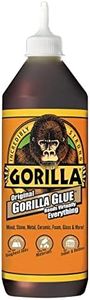 Gorilla Original Gorilla Glue, Waterproof Polyurethane Glue, 36 Ounce Bottle, Brown, (Pack of 1)