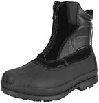 NORTIV 8 Men's 170410 Black Insulated Waterproof Construction Hiking Winter Snow Boots Size 12 M US