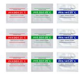 IONIX Ph callibration powder, pack of 9, Ph meter callibration powder, Ph Buffer Solution Powder Ph Test Meter Measure Calibration pH Indicators, 9 pieces, multicolor