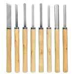 8Pcs Wood Lathe Tools, Professional