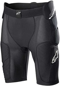 Alpinestars 6507823-10-M: Bionic Action Protection Shorts Black Md
