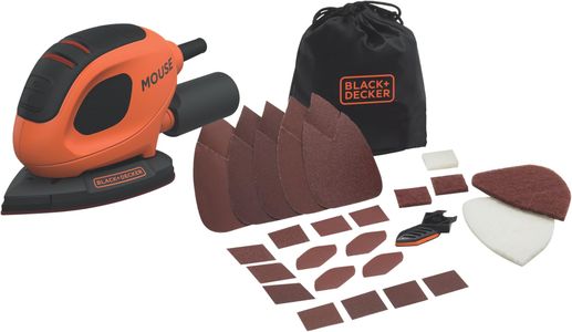 BLACK+DECKER Compact Mouse Sander – Lightweight Detail Finishing Tool