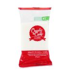 Create A Cake Ready To Roll Icing | White Fondant Icing | Palm Free Sugar Paste For Cake Decorating, Cupcakes, Cookies, Cakes - 200g