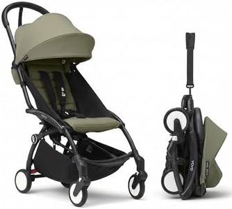 Stokke YOYO3 Travel Stroller from 6 Months, Easy Fold, Black/Olive