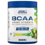 Applied Nutrition BCAA Powder - Branched Chain Amino Acids BCAAs Supplement, Amino Hydrate Intra Workout & Recovery Energy Drink (450g - 32 Servings) (Lemon & Lime)