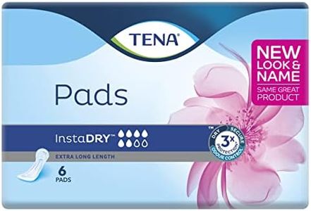TENA Pads InstaDRY Extra Long Length - 6 pack