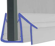 Shower Seal for Screens, Doors or Panels | Fits 8, 9 or 10mm Glass | for When There is No Gap | 80cm, 90cm, 140cm or 2m Long | SEAL075 (90cm)