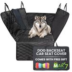 MAK7 ONLINE BIZ Dog Car Seat Cover Backseat Extender | with 100% Odourless 100% Waterproof and Attached with Hardbase Plate Space Extender | US Global