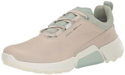 ECCO Women's Biom H4 Gore-tex Waterproof Golf Shoe, Gravel, 8-8.5