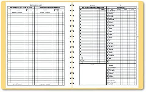 Dome 612 Bookkeeping Record, Tan Vinyl Cover, 128 Pages, 8 1/2 x 11 Pages