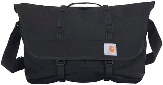 Carhartt Unisex-Adult Cargo Series Hook-N-Haul Messenger Bag, Black, Large, Black, One size