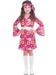 (PKT) (9906416) Child Girls 60's Retro Girl Costume (4-6yr)