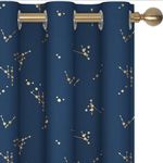 Black And Blue Curtains