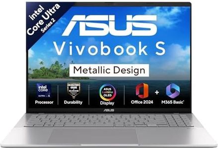 ASUS Vivobook S16,Intel Core Ultra 5 225H,AI PC(Intel Arc iGPU/16GB RAM/512GB SSD/FHD/16/60Hz/Backlit Keyboard/70Whr/Windows 11/M365 Basic(1Year)*/Office Home 2024/Cool Silver/1.7 Kg) S3607CA-SH071WS