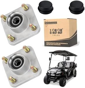 10L0L Front Wheel Hub Assembly for Club Car DS Precedent 2003-up Golf Cart, Set of 2, OEM# 102357701