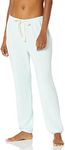 Amazon Essentials Women's Lightweight Lounge Terry Jogger Pajama Pant (Available in Plus Size), Aqua Blue, Large