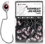 OJY&DOIIIY Fish Eye Swimbait Jig He