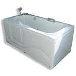 Whirlpool Walk-in Bath Tub 60” x 30” 6 Jets Bathtub with Door Model Dolly