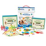 Learning Resources All Ready For Preschool Readiness Kit, Homeschool, Counting & Fine Motor Skills Toy, Ages 3+