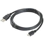 USB 2.0 Type A Male To Micro USB 5-pin Male, 6ft