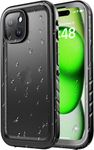 SPORTLINK for iPhone 15 Plus Case Waterproof - Shockproof Heavy Duty Front and Back Cover [Built in Screen/Camera Protector] 360 Full Body Protective [Dustproof][IP68 Underwater] Military Bumper-6.7"